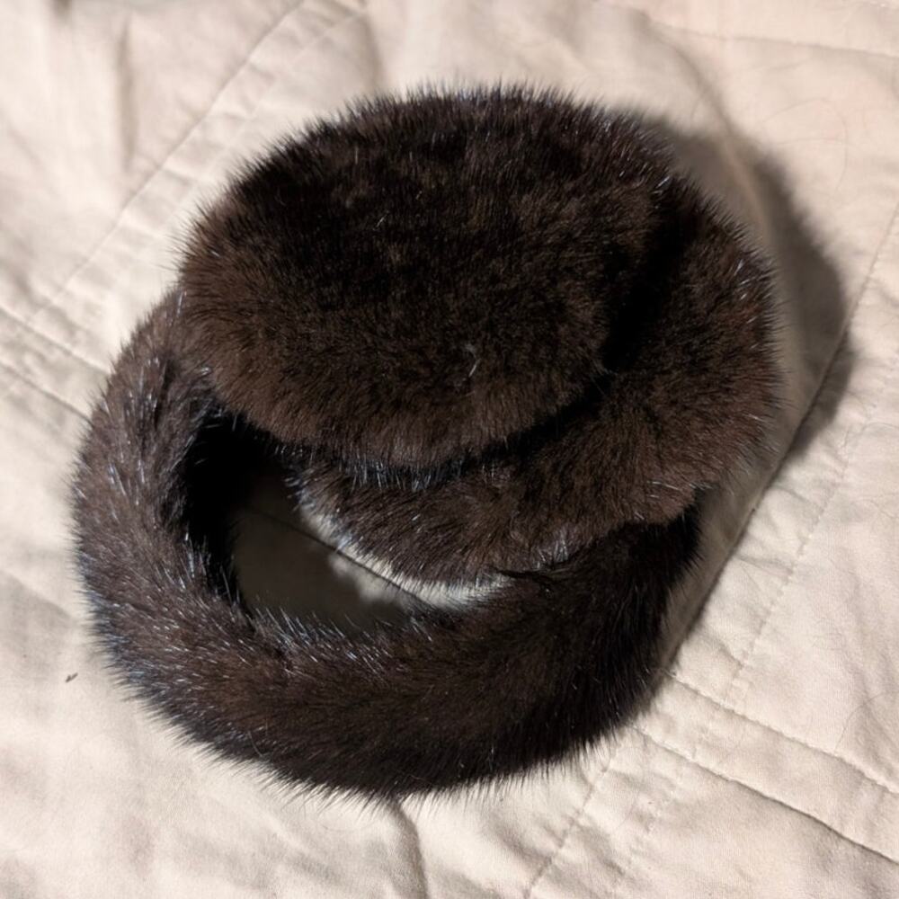 Mink Fur Earmuffs - Picture 6 of 6